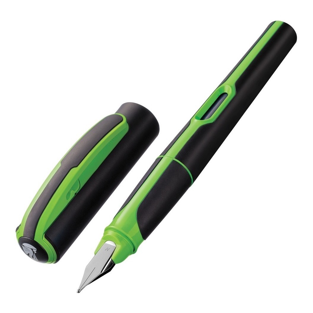 Caneta Tinteiro Pelikan Style Verde Pena M Pena Inoxidável