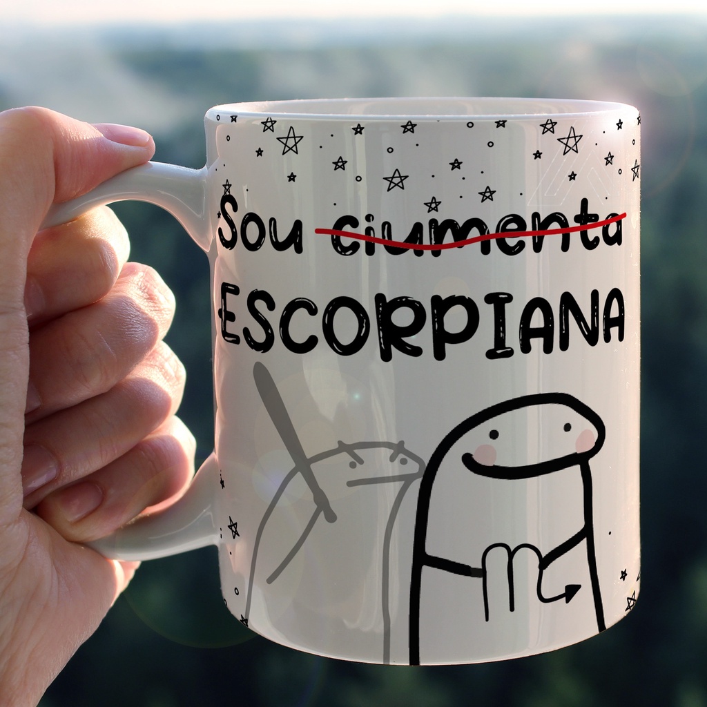 Imagem Caneca cerâmica Divertida Flork Signos