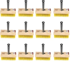 Kit 12 unidades Broxa Madeira Grande 19cmx7,6cm Max