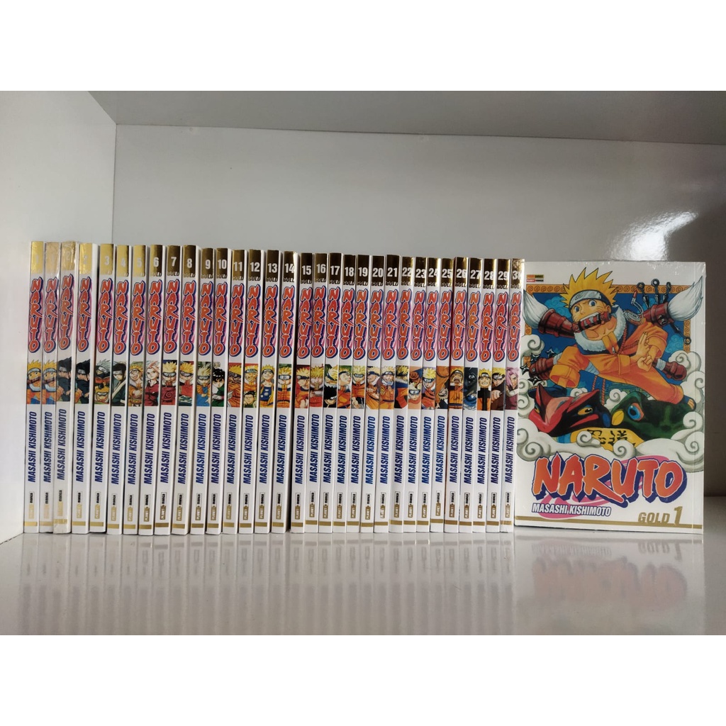 MANGA NARUTO GOLD VARIOS VOLUMES PANINI VOLUMES 1 pra cima COMPLETE SUA ...