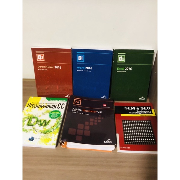Desapego de livros de Informática e Tecnologia - Excel, Power Point, Word, Desenvolvimento de Sites