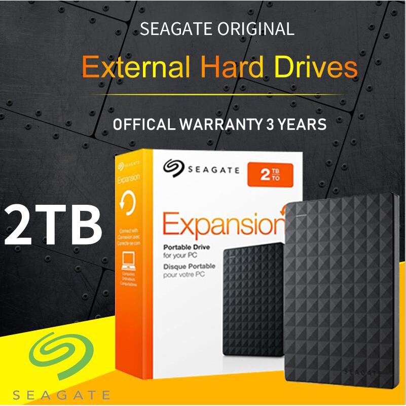 Seagate Hd Externo 2TB Expansão USB 3.0 Disco rígido externo ...