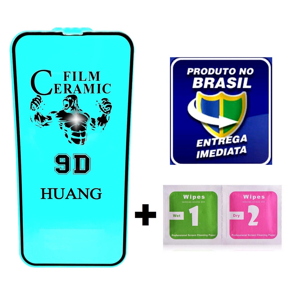 Película 9d Gel Hidrogel Cerâmica Flexível Compativel com Samsung S10E S20 FE S21 S21 Plus S22 S22 Plus M12 M22 M32 M51 M52 M62 J5 PRIME J7 PRIME