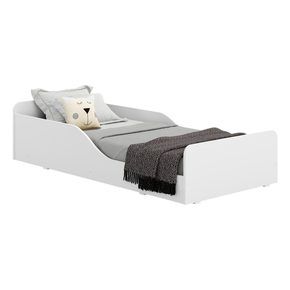 Cama Infantil Montessoriana p/ colchão 70 x 150 cm Square Multimóveis FGL2379 Branca em Oferta na Shopee