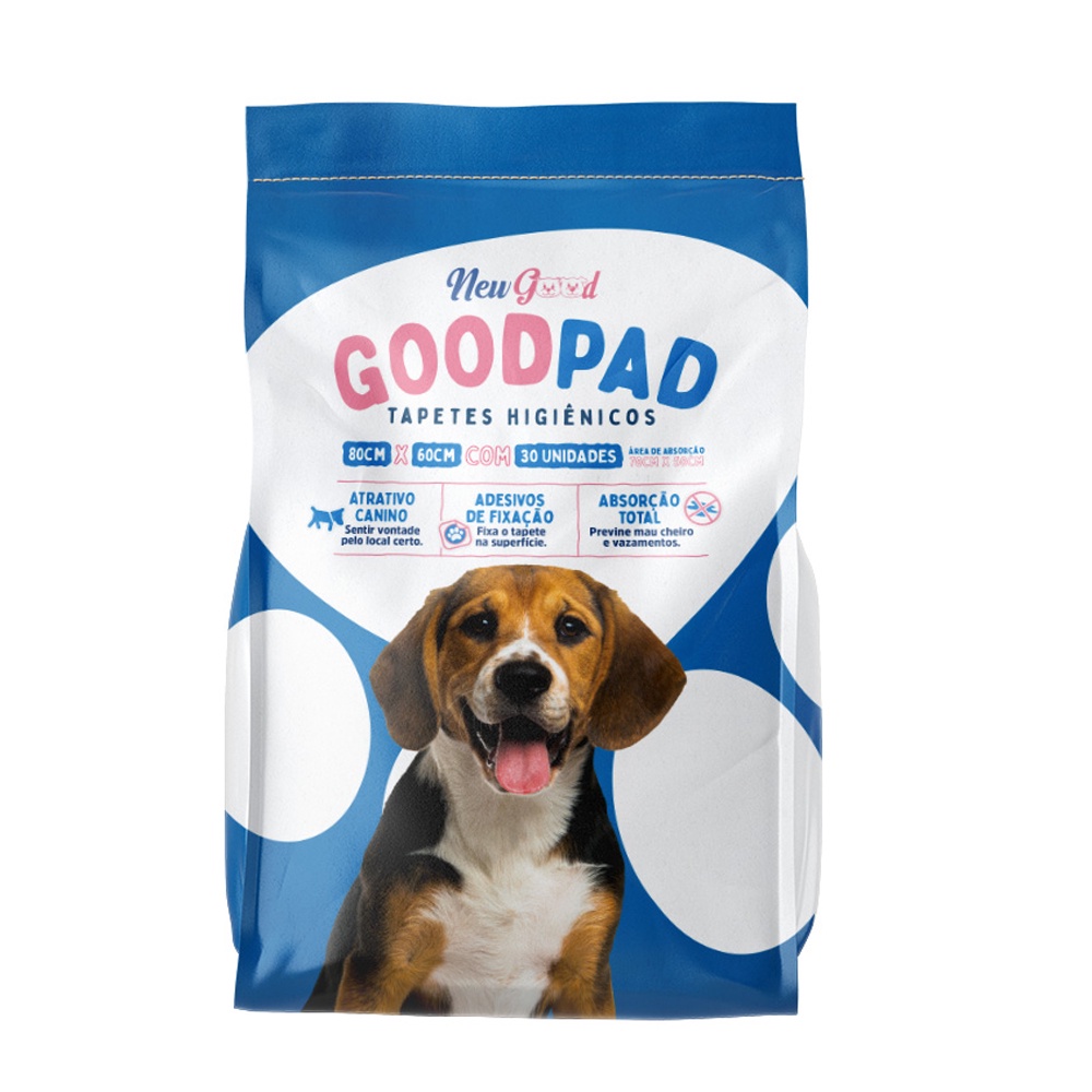 Tapete Higiênico PetLike Good Pad 80x60cm C/30 Unidades