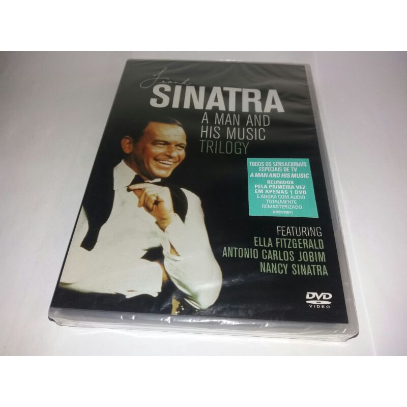 Dvd - Frank Sinatra - A Man and His Music Trilogy - Anos 60 - Tom Jobim - Lacrado