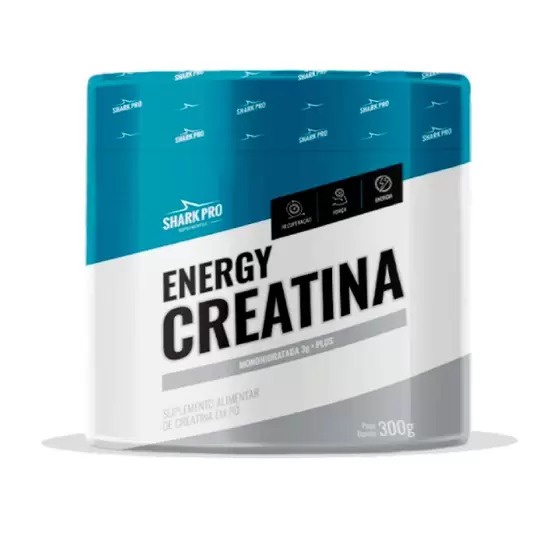 Creatina Energy Limão 300g - Shark Pró