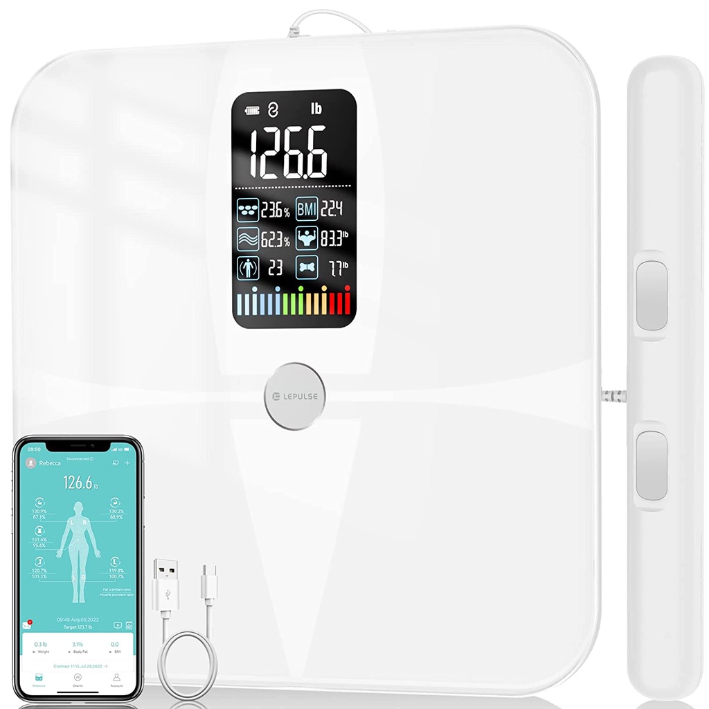 Balança Bioimpedância Digital Com Handle App em português Exclusive Medic