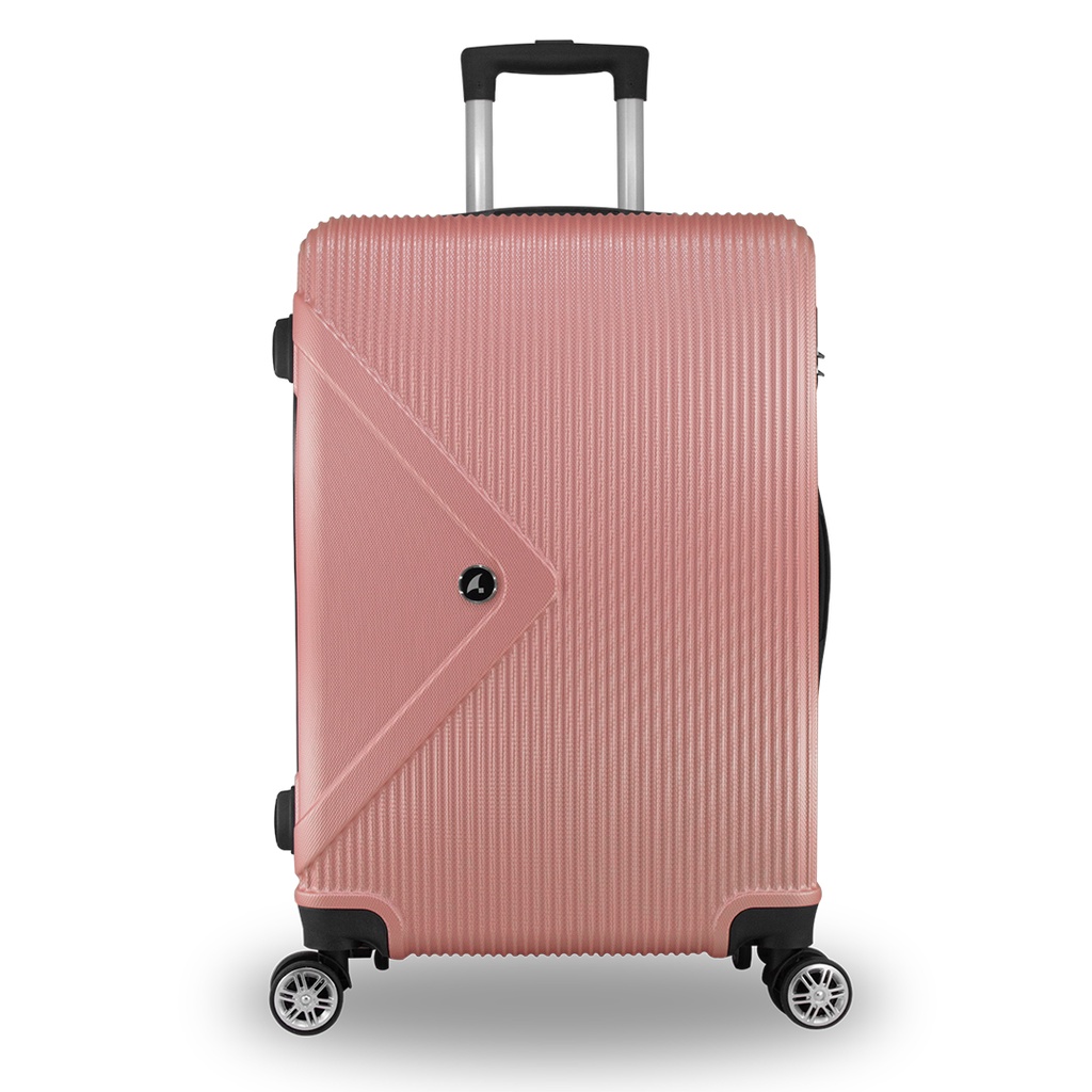Mala De Viagem Grande 15kg Viagem Avião Amplo Espaço Interno Roda 360º ABS Rígido Organizador