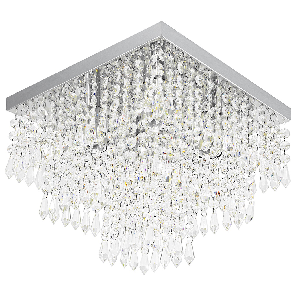 Lustre De Cristal Acrilico Sweetcrillic 30x30 Perfeito