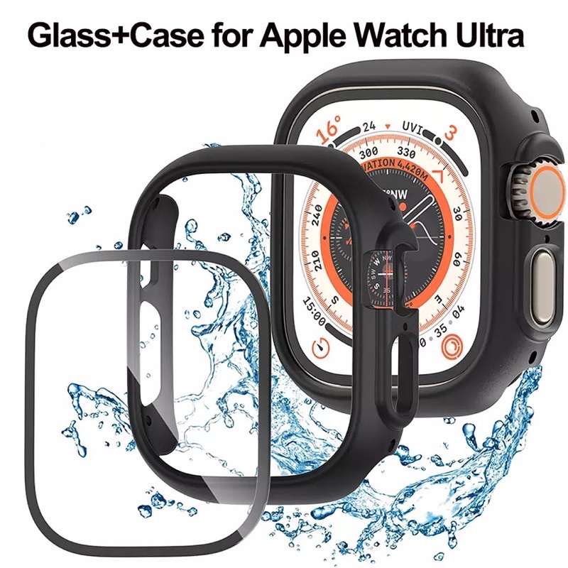 Case Vidro Temperado Para Relogio Apple Watch 49mm Serie Ultra