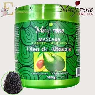 Máscara Cachos Definidos Profissional Óleo de Abacate Cachos Nutridos 500ml Maycrene