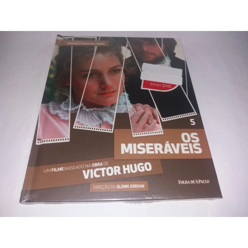 Dvd + Livro : Os Miseraveis - 1978 - Anthony Perkins - Lacrado