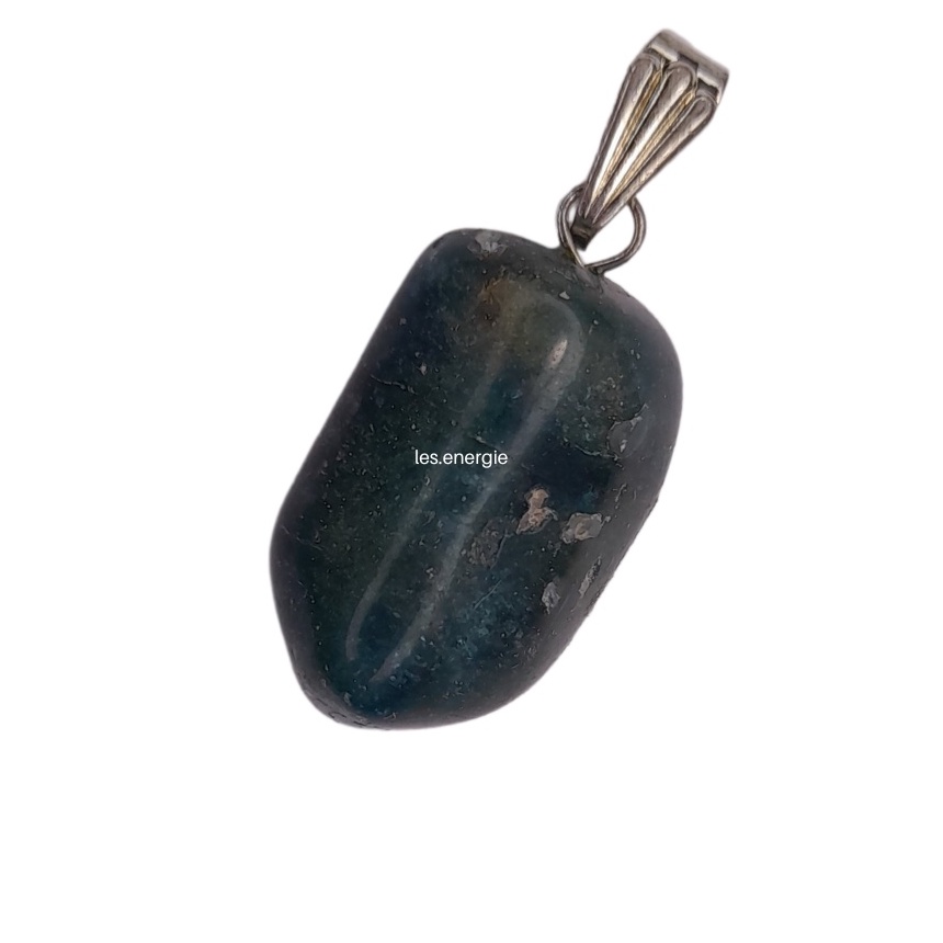 Pingente Apatita Pedra Natural Rolada Cristal