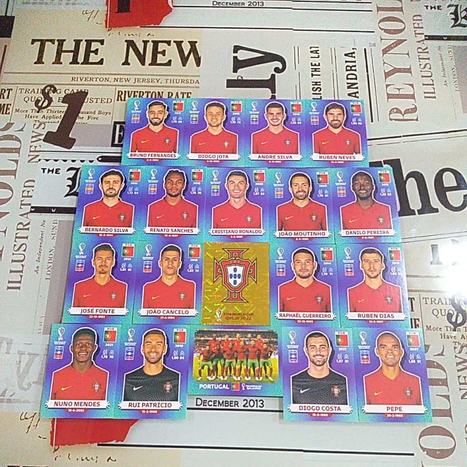 portugal-figurinhas-avulsas-originais-copa-do-mundo-qatar-2022