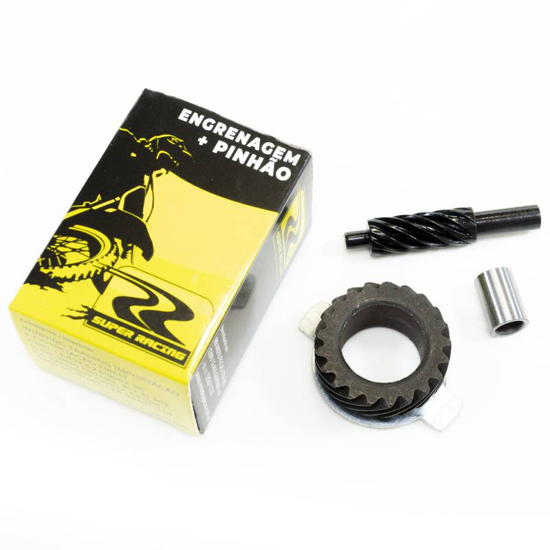 Engrenagem + Pinhão Velocímetro Titan/fan150 Ks Biz Pop em Oferta na Shopee
