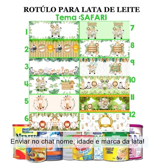 10-rotulo-personalizado-para-lata-de-leite-tema-safari-400g-e-800g-cod
