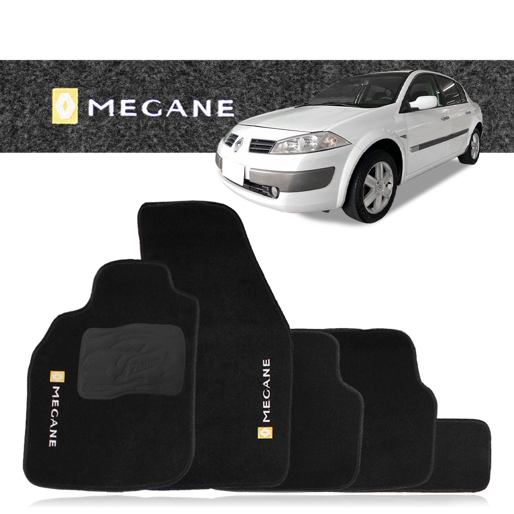 Tapete Automotivo Megane 2007 a 2012 Carpete Molde da Medida do Carro