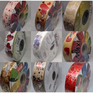 Fita decorada para laços 32mmx100m em Oferta na Shopee