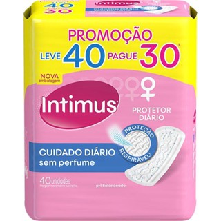 Protetor Diário Intimus Days Cuidado Diário Leve Mais Por Menos