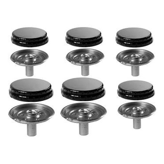 Kit completo queimadores Esmaltec Caribe/Bali/Veneza 6 bocas