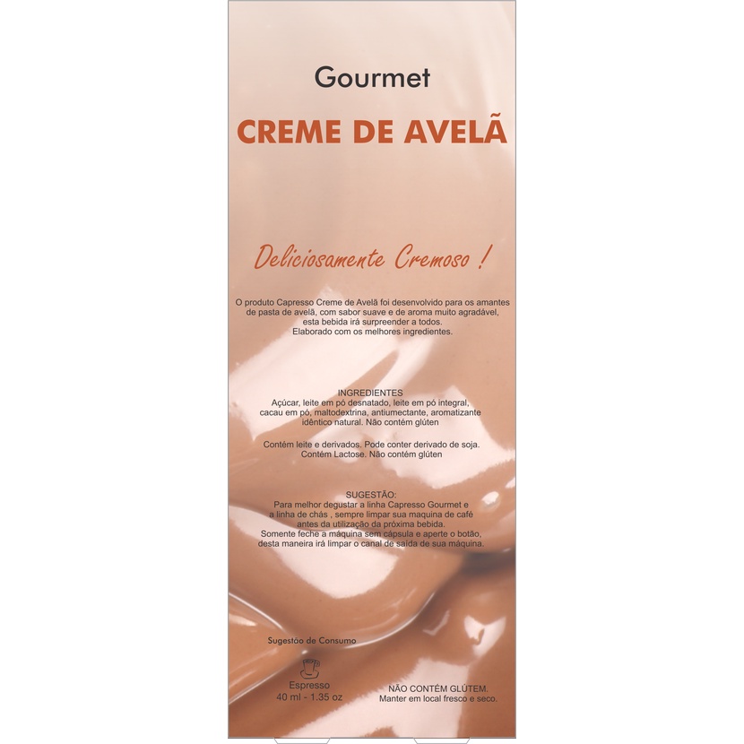 Creme de Avelã Nespresso Cápsula Capresso 10 Unidades