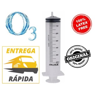 Seringa de 60Ml Bico Slip (Liso) - Capacidade 60 ML - Ozonioterapia - Sem Latex - A MAIS USADA EM OZONIOTERAPIA Melhor qualidade com Melhor preço. em Oferta na Shopee