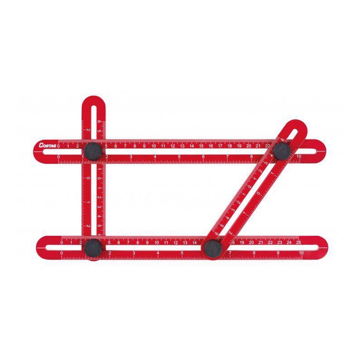 Gabarito Angular Multifunção Plástico CORTAG 61878