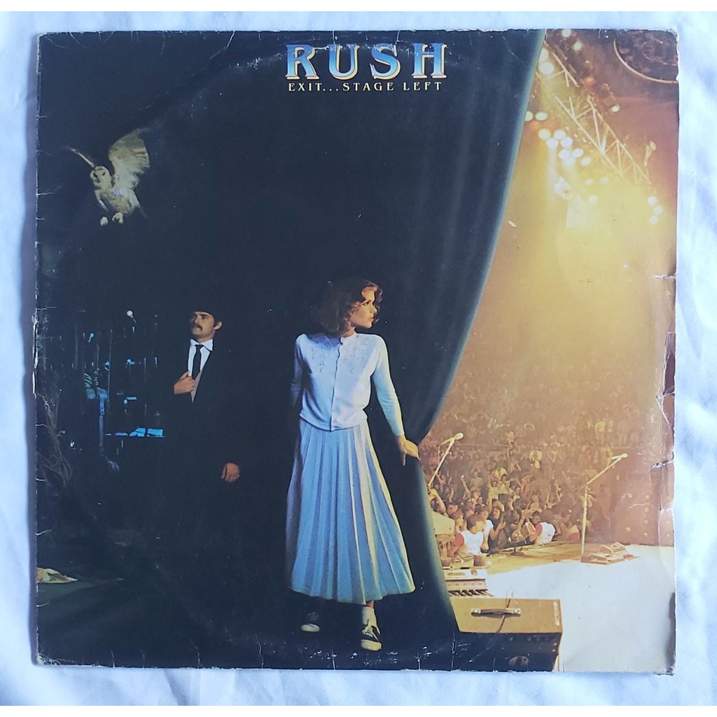 Lp Rush Exit. Stage Left Duplo Disco Vg+ Capa G+ Veja Fotos