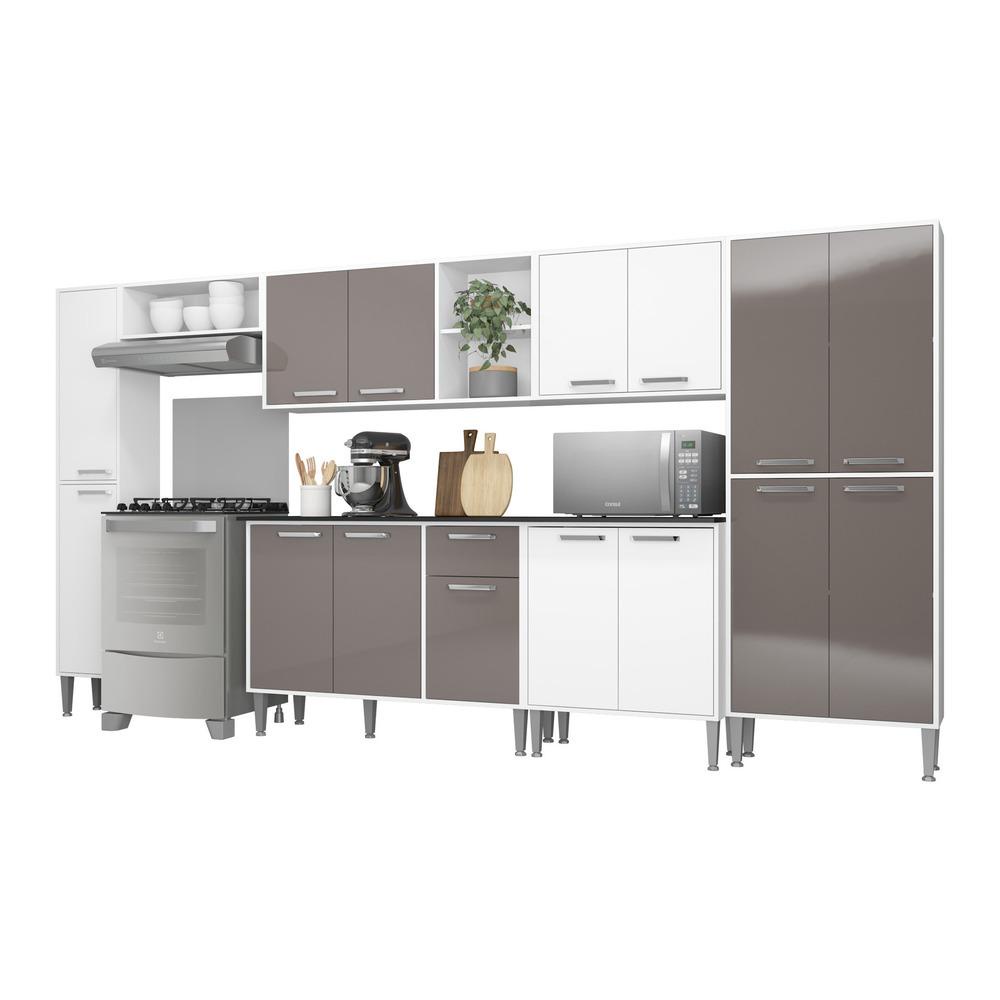 Cozinha Completa Armário e Balcão Xangai Blues Multimóveis em Oferta na Shopee