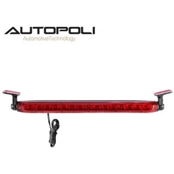 Brake Light Autopoli 16 Leds Vermelho 19,5cm