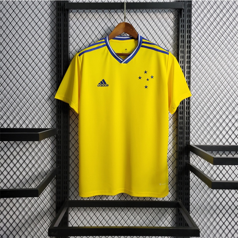 Camisa De Futebol Tailandesa Qualidade Moda 22/23 Cruzeiro 2 Longe ...