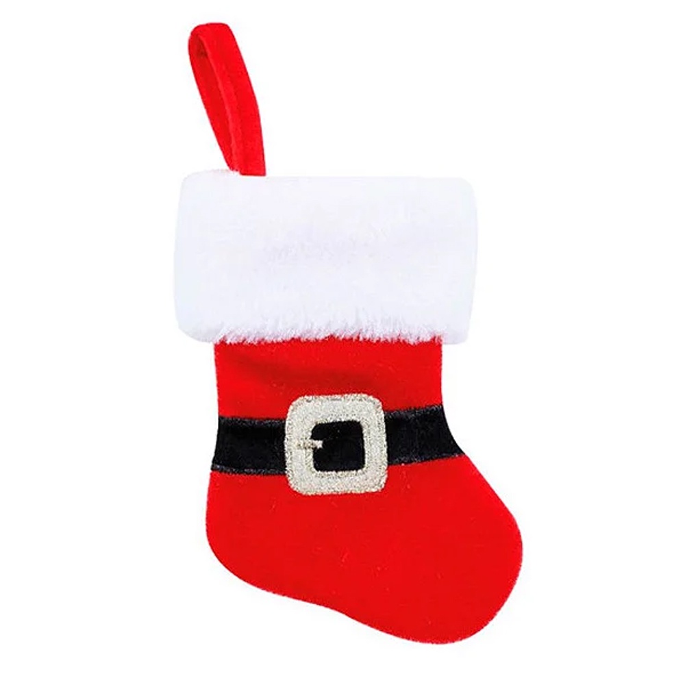 Meia Natalina Decorativa - Papai Noel - 14,5 cm - 1 unidade em Oferta na Shopee