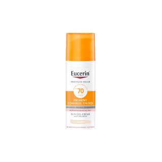 Eucerin Pigment Control Tinted Protetor Solar Facial Matte FPS70 Clara 50ml em Oferta na Shopee