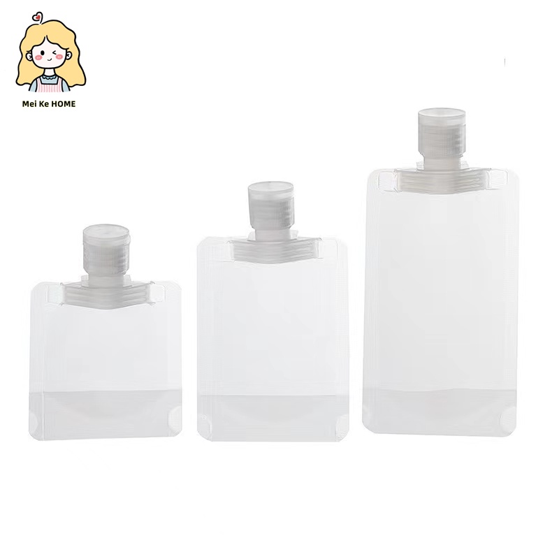 50ML/100ML Saco De Viagem Loção Cosmética Gel De Banho Shampoo Portátil organizadores sacola