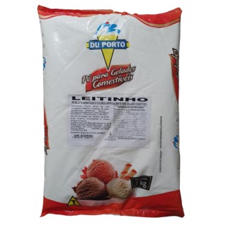 Saborizante em Pó LEITINHO Para Sorvetes Picolés, Gelados e Comestíveis - Du Porto 1Kg