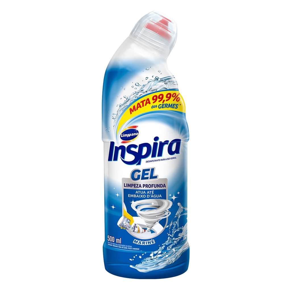 Desinfetante Sanitário Inspira Marine - 500ml em Oferta na Shopee