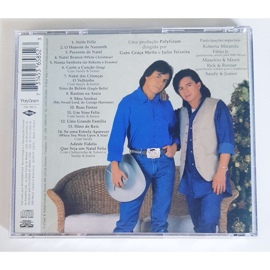 CD Chitãozinho & Xororó - Em Família * | Shopee Brasil