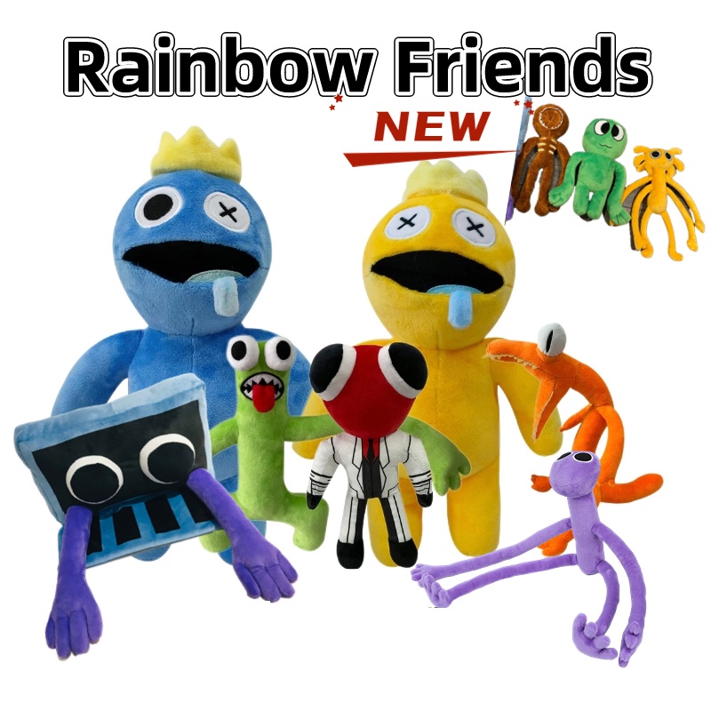 Pelúcia Azul Babão Rainbow Friends Roblox Monstro Blue - Escorrega