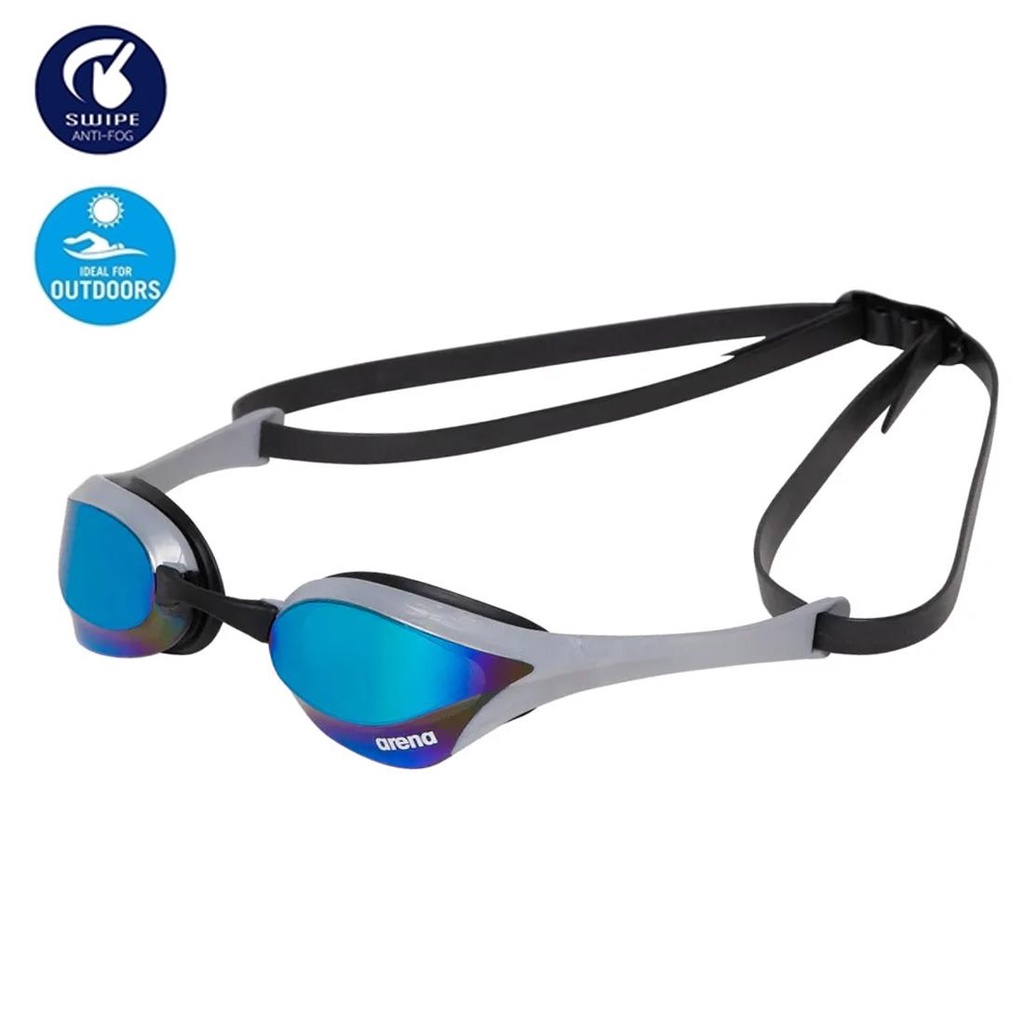 óculos De Natação Cobra Ultra Swipe Lente Mirror Azul Arena