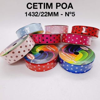 Fita Cetim POA Sinimbu 10MT R:1432/22mm/Nº5 - em Oferta na Shopee