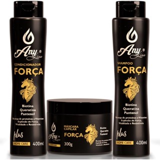 Kit Capilar Força Any Liss - Fortalecimento e Antiqueda - 3 itens