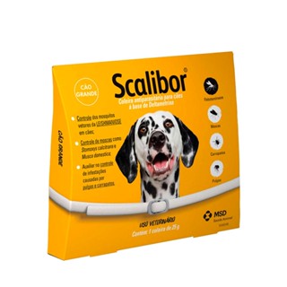 Coleira Scalibor P/M e G - 48 e 65 cme Leishmaniose Antipulgas