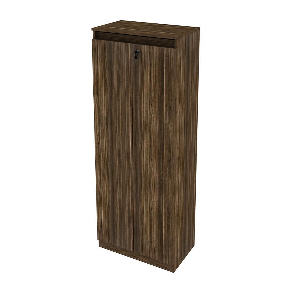 Armário Escritório 2 Portas Multimóveis CR25048 Nogal em Oferta na Shopee