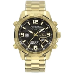 Relogio Technos W23305AB/1P Masculino Dourado Digiana Performance Oferta