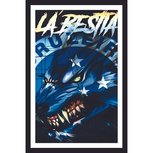 Placa Quadro Decorativo Cruzeiro Mafia Azul Zeiro maior de minas de MDF 6mm (Não empena com tempo) 20x28cm Impressão Direta 53