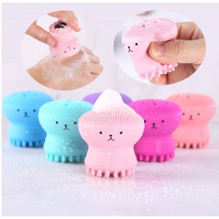 Esponja Limpeza Polvinho Facial Silicone e Massageadora Manual