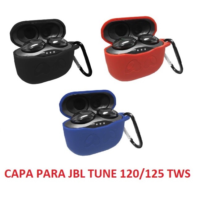 Capa De Silicone Compatível Para Fone Jbl Tune 120 / 125 Tws
