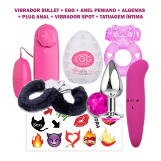 Vibrador - Masturbador - Anel Peniano - Algema - Plug Anal - Tatuagem Temporária - Produtos Eróticos