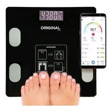 Balança Digital Corporal Bioimpedancia Aplicativo Bluetooth